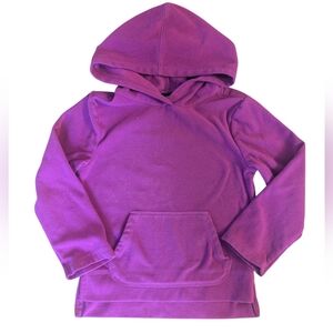 5/$15 Girls George Vibrant Purple Fleece Kids Hoodie- Size XS 4-5